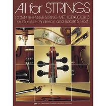 Método Contrabaixo Acústico All For Strings 3 - KJOS NEIL