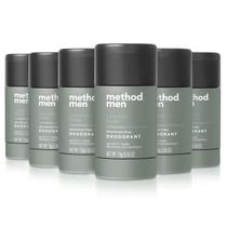 Método de desodorante masculino sem alumínio 78 ml de zimbro e sálvia x6