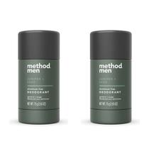 Método de desodorante masculino, sem zimbro e sálvia, 80 ml (2x)