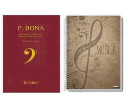 Método De Divisão Musical Em Clave De Fá (Bona) + Caderno