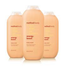 Método de lavagem corporal Energy Boost 540 ml (pacote com 3) Método de lavagem corporal Energy Boost 540 ml (pacote com 3)
