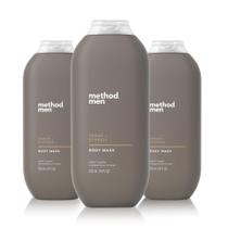 Método de Lavagem Corporal Masculino Cedar + Cypress - 540ml (Kit com 3)
