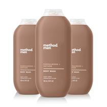 Método de lavagem corporal masculino Sandalwood + Vetiver 540ml (pacote com 3) Método de lavagem corporal masculino Sandalwood + Vetiver 540ml (pacote com 3)