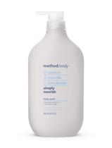 Método de lavagem corporal Simply Nourish 828 ml sem parabenos e ftalatos