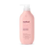Método de loção corporal Pure Peace Rose Water 414ml 24h Moisture