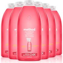 Método de recarga de limpeza multiuso Pink Grapefruit 2L (pacote com 6) Método de recarga de limpeza multiuso Pink Grapefruit 2L (pacote com 6)