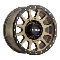 Método de roda Race Wheels 305 NV Método 20x10 Bronze/Preto
