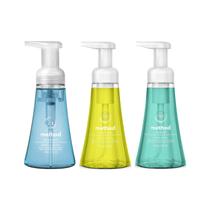 Método de sabonete espumante para mãos Sea Minerals Waterfall Lemon Mint 300 ml, pacote com 3