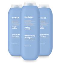 Método de shampoo: hidratante, simplesmente nutre, manteiga de karité: 420mlX3