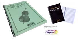 Método Facilitado p/ Violoncelo Vol.1e2 + Caderno de Música