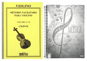 Método Facilitado para Violino Nadilson M. Gama com Caderno de musica