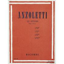 Método Viola de Arco Anzoletti 12 Estudos Opus 124