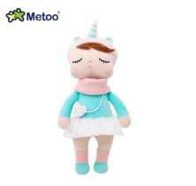 Metoo Coleção Floresta Unicornio 33cm Cor Azul-turquesa