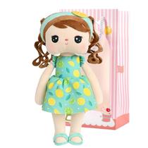 Metoo doll - boneca angela 35cm havaí - limão com sacola