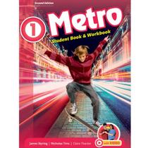 Metro 1 - Student Book e Workbook - Second Edition - With Online Practice