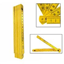 Metro Duplo Escala Métrica 2 Metros Amarelo Metro Duplo Escala Métrica 2 Metros Amarelo