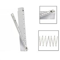 Metro Duplo Escala Métrica Plástico 2 Metros Branco Metro Duplo Escala Métrica Plástico 2 Metros Branco