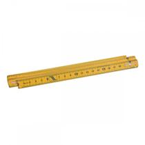 Metro Plastico Llinan Duplo Amarelo . / Kit C/ 12 Peças