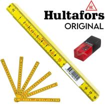 Metro Sueco Hultafors de Fibra de Vidro 2 Metros Dobravél Resistente