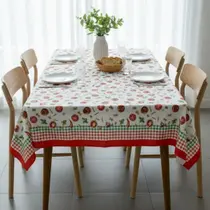 Metro toalha de mesa retangular plástica térmica estampada