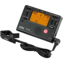 Metronomo Afinador DIgital com Microfone Korg TM-60C Preto