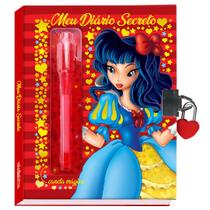 Meu diário secreto: branca de neve - com caneta mágica - Vale Das Letras