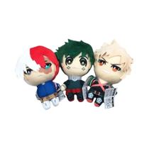 Meu Herói Academia Anime Brinquedos De Pelúcia 15-27cm Izuku Midoriya Katsuki Bakugou Shouto