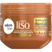 Meu liso máscara matizador chocolate condicionante 300gr