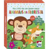 Meu Livro-Box Com Quebra-Cabeça: Animais Da Floresta - HAPPY BOOKS