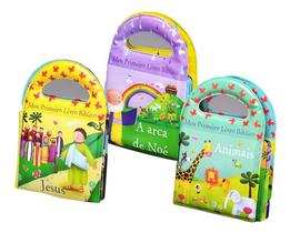 Meu Primeiro Livro Bíblico de Banho Com Alça - Kit 3 Volumes - Meu Primeiro Livro Bíblico de Banho Com Alça - Kit 3 Volumes -