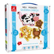Meu Primeiro Quebra-Cabeça Animais Brinquedo Educativo Meu Primeiro Quebra-Cabeça Animais Brinquedo Educativo