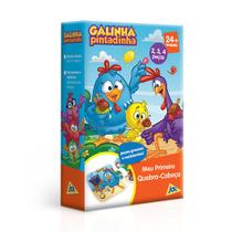 Meu primeiro quebra cabeça galinha pintadinha 2 anos 3 em 1