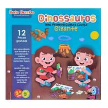 Meu primeiro quebra cabeça gigante dinossauros com 12 peças - conceito básico - 9763 Meu primeiro quebra cabeça gigante dinossauros com 12 peças - conceito básico - 9763