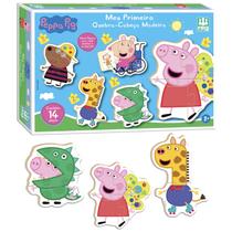 Meu Primeiro Quebra Cabeça Peppa Pig Educativo Nig Brinquedo