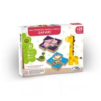 Meu Primeiro QuebraCabeça Safari 32 Peças em Madeira 24 Meses Pais e Filhos Meu Primeiro QuebraCabeça Safari 32 Peças em Madeira 24 Meses Pais e Filhos