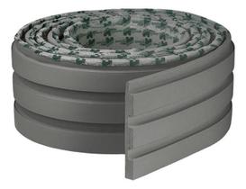 Meu Rodapé Painel Ripado Autocolante Linha Play Grafite 10M