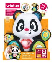 Meu Ursinho Panda Pelúcia Winfun com Luzes e Sons para Bebês