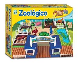 Meu Zoológico Zoo Animais Selvagens Nig Brinquedos 43 Peças