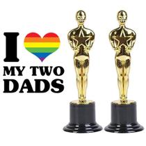 Meus dois pais Feliz Dia dos Pais Troféus LGBT Igualdade Pai - Novelty