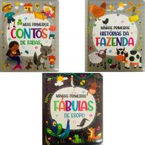 Meus Primeiros Contos De Fadas + Minhas Primeiras Histórias Da Fazenda + Minhas Primeiras Fábulas De Esopo