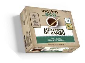 Mexedor Bambu Inoven Cafe Bebidas Drinks 11 Cm 500 Unidades