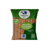 Mexedor de Bambu para Café Embalado Individual Pct 200 un Mexedor de Bambu para Café Embalado Individual Pct 200 un
