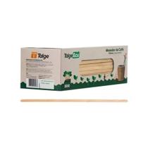 Mexedor De Café De Madeira Ecológico Talge 19cm - 500un Mexedor De Café De Madeira Ecológico Talge 19cm - 500un