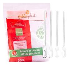 Mexedor de café plastico pacote com 500 unidades