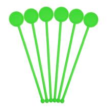 Mexedor de Drink 18,5cm Verde Neon Para Festas 10 Unidades