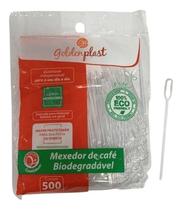 Mexedor De Drink Goldenplast 11 Cm Plástico Cristal Com 500 Cristal