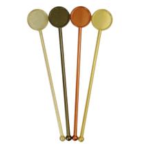 Mexedor De Drinks Bebidas Cor Variada Dourado - 10 Unidades