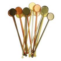 Mexedor De Drinks Bebidas Misto Dourado Com 50 Unidades