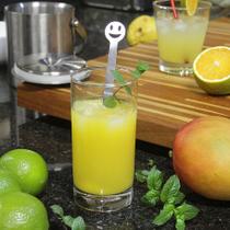 Mexedor de Drinks e Sucos - Bar - Smile - Inox - 2 Peças Mexedor de Drinks e Sucos - Bar - Smile - Inox - 2 Peças