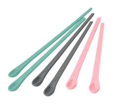 Mexedor Drink Suco Bebida Misturador Rosa Verde Cinza 6 Peças Mexedor Drink Suco Bebida Misturador Rosa Verde Cinza 6 Peças